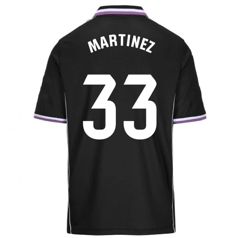 Danxen Dames Jesús Martínez #33 Paars Zwart Uitshirt Uittenue 2025/26 T-Shirt