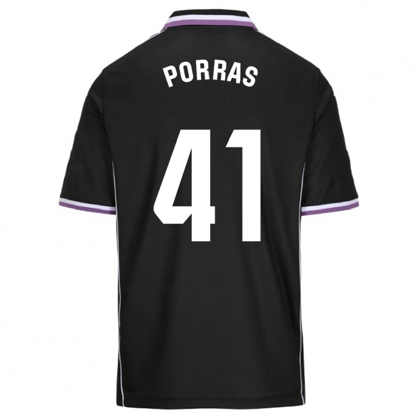 Danxen Dames César Porras #41 Paars Zwart Uitshirt Uittenue 2025/26 T-Shirt