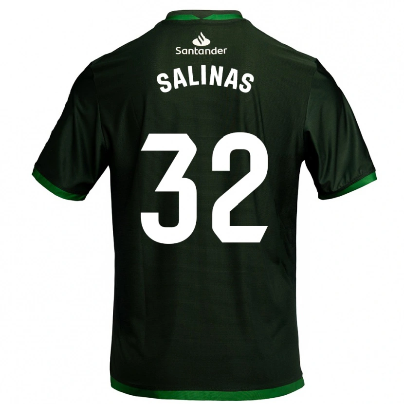 Danxen Dames Jorge Salinas #32 Donkergroen Uitshirt Uittenue 2025/26 T-Shirt