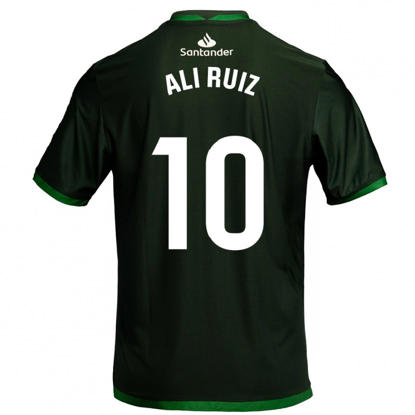 Danxen Dames Alicia Ruiz Pascua #10 Donkergroen Uitshirt Uittenue 2025/26 T-Shirt