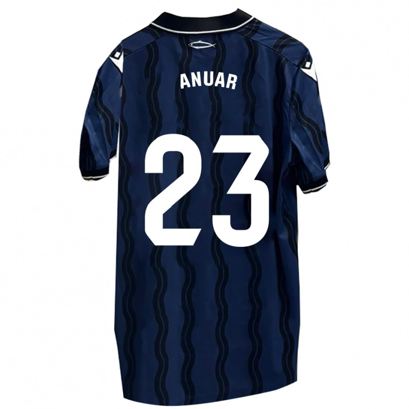 Danxen Dames Anuar #23 Donkerblauw Zwart Uitshirt Uittenue 2025/26 T-Shirt