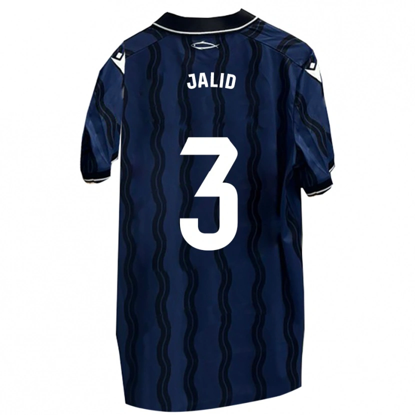 Danxen Dames Jalid #3 Donkerblauw Zwart Uitshirt Uittenue 2025/26 T-Shirt