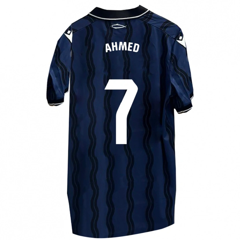 Danxen Dames Aisar Ahmed #7 Donkerblauw Zwart Uitshirt Uittenue 2025/26 T-Shirt