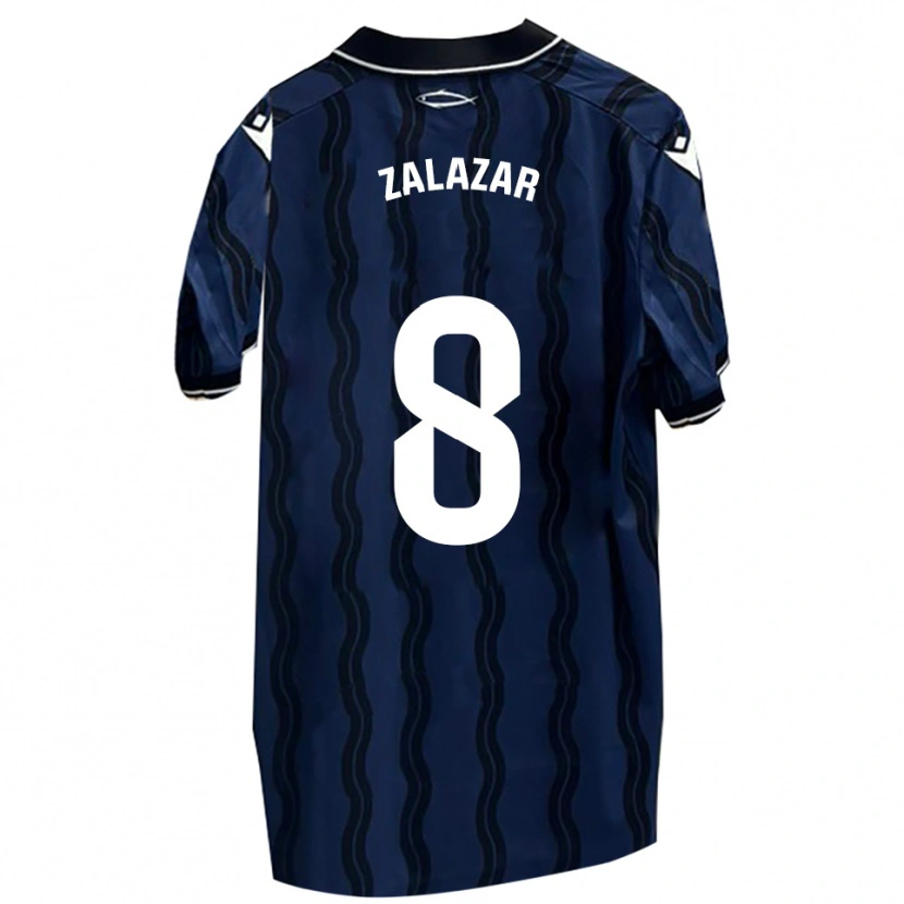 Danxen Dames Kuki Zalazar #8 Donkerblauw Zwart Uitshirt Uittenue 2025/26 T-Shirt