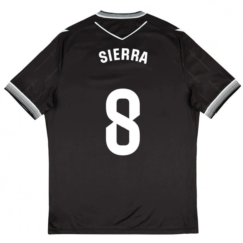 Danxen Dames Grego Sierra #8 Zwart Wit Uitshirt Uittenue 2025/26 T-Shirt
