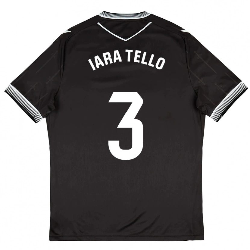 Danxen Dames Iara Tello #3 Zwart Wit Uitshirt Uittenue 2025/26 T-Shirt