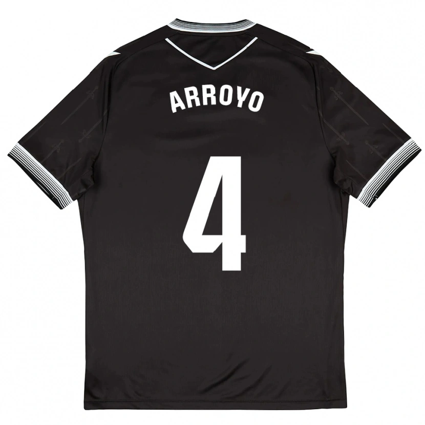 Danxen Dames Anderson Arroyo #4 Zwart Wit Uitshirt Uittenue 2025/26 T-Shirt