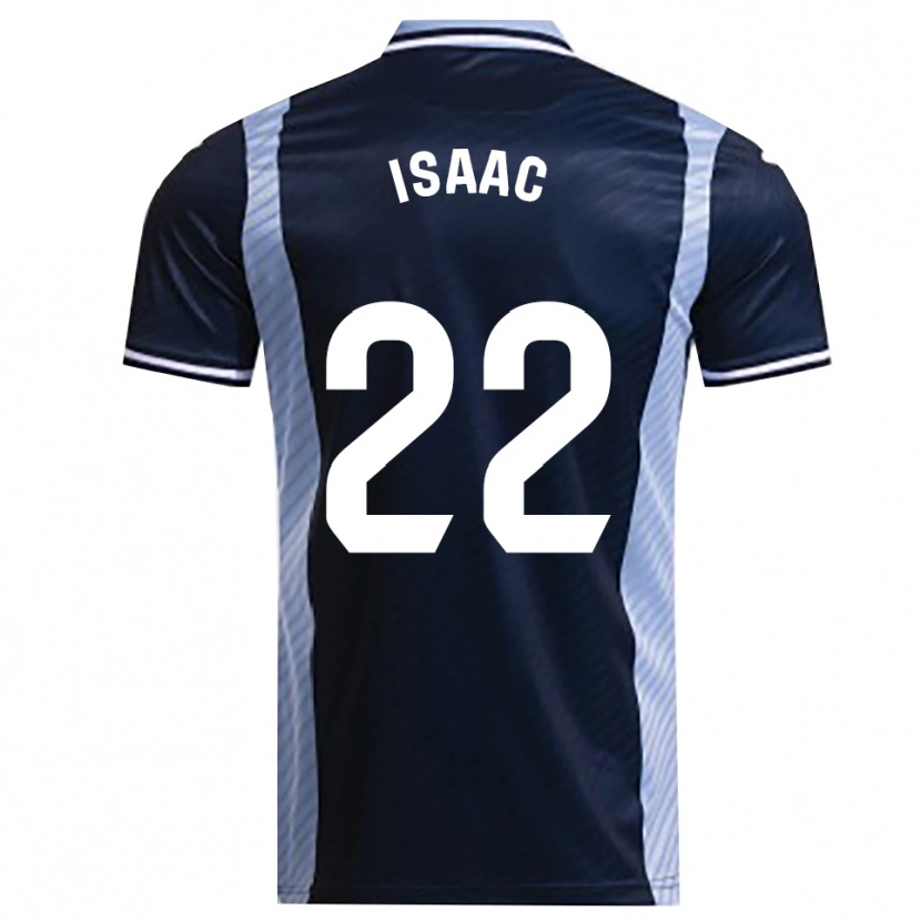 Danxen Dames Carlos Isaac #22 Marineblauw Hemelsblauw Uitshirt Uittenue 2025/26 T-Shirt