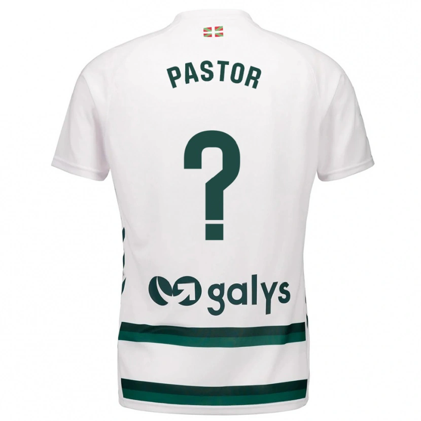 Danxen Dames Xavier Pastor #0 Wit Groen Uitshirt Uittenue 2025/26 T-Shirt