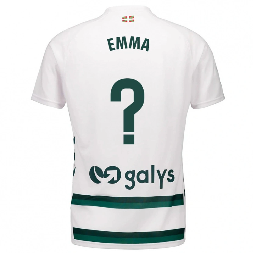 Danxen Dames Emma Moreno Torres #0 Wit Groen Uitshirt Uittenue 2025/26 T-Shirt