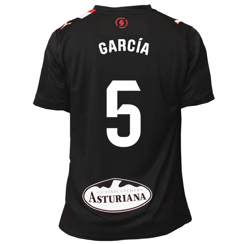 Danxen Dames Pablo García #5 Zwart Wit Uitshirt Uittenue 2025/26 T-Shirt