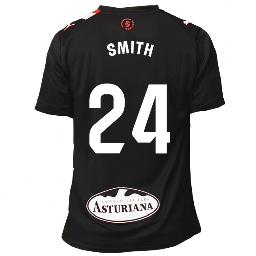 Danxen Dames Justin Smith #24 Zwart Wit Uitshirt Uittenue 2025/26 T-Shirt
