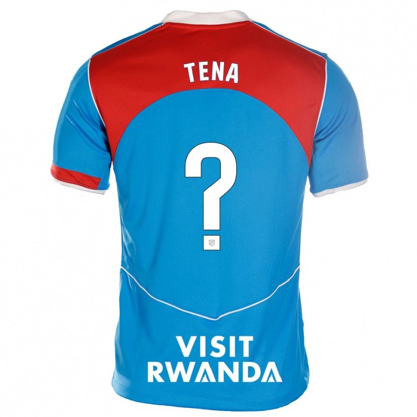 Danxen Dames Javi Tena #0 Blauw Wit Thuisshirt Derde Tenue 2025/26 T-Shirt