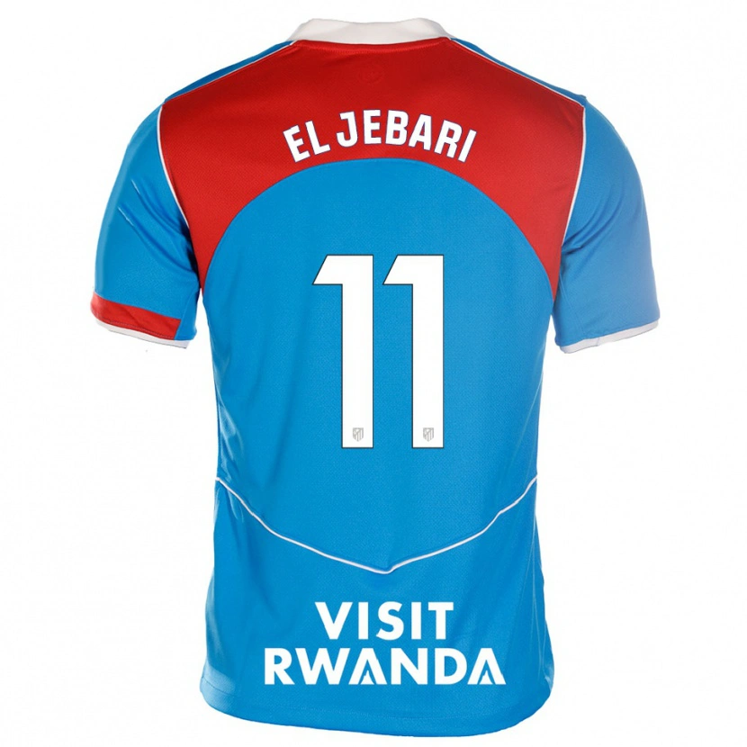 Danxen Dames Salim El Jebari #11 Blauw Wit Thuisshirt Derde Tenue 2025/26 T-Shirt