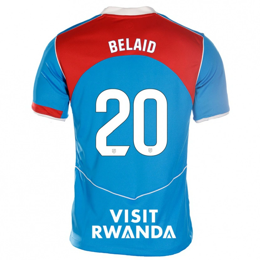 Danxen Dames Rayane Belaid #20 Blauw Wit Thuisshirt Derde Tenue 2025/26 T-Shirt