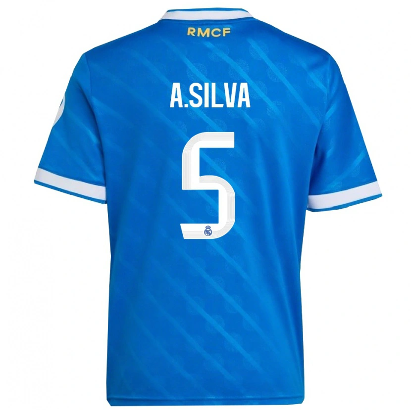 Danxen Dames Antonia Silva #5 Blauw Wit Thuisshirt Derde Tenue 2025/26 T-Shirt