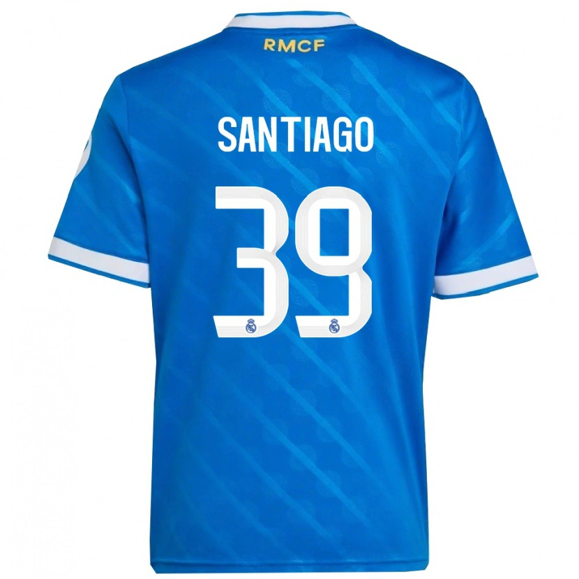 Danxen Dames Aimar Santiago #39 Blauw Wit Thuisshirt Derde Tenue 2025/26 T-Shirt