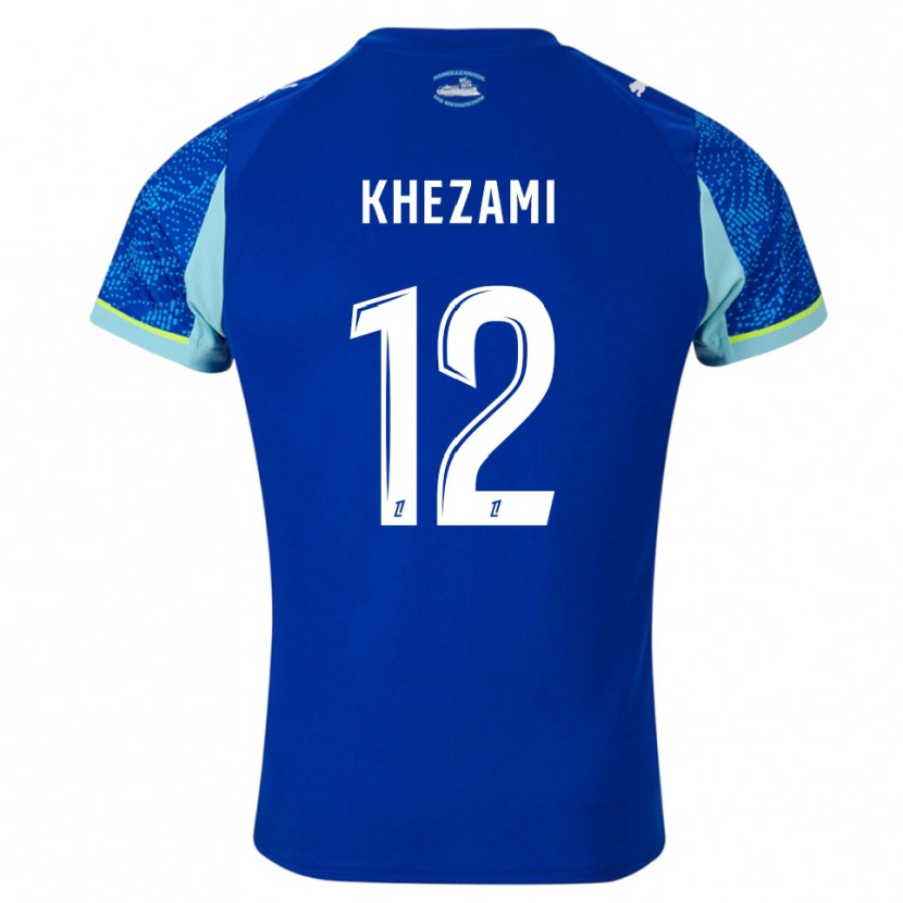 Danxen Dames Roselène Khezami #12 Hemelsblauw Wit Thuisshirt Derde Tenue 2025/26 T-Shirt