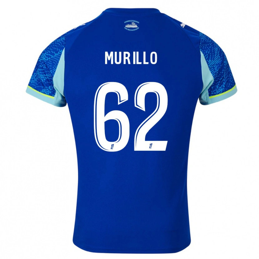 Danxen Dames Amir Murillo #62 Hemelsblauw Wit Thuisshirt Derde Tenue 2025/26 T-Shirt