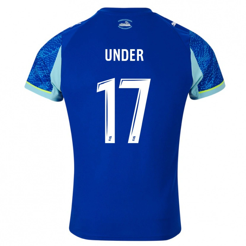 Danxen Dames Cengiz Under #17 Hemelsblauw Wit Thuisshirt Derde Tenue 2025/26 T-Shirt