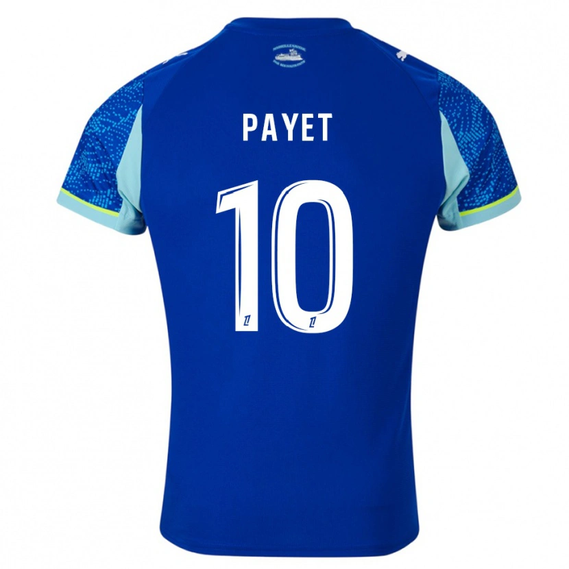Danxen Dames Dimitri Payet #10 Hemelsblauw Wit Thuisshirt Derde Tenue 2025/26 T-Shirt