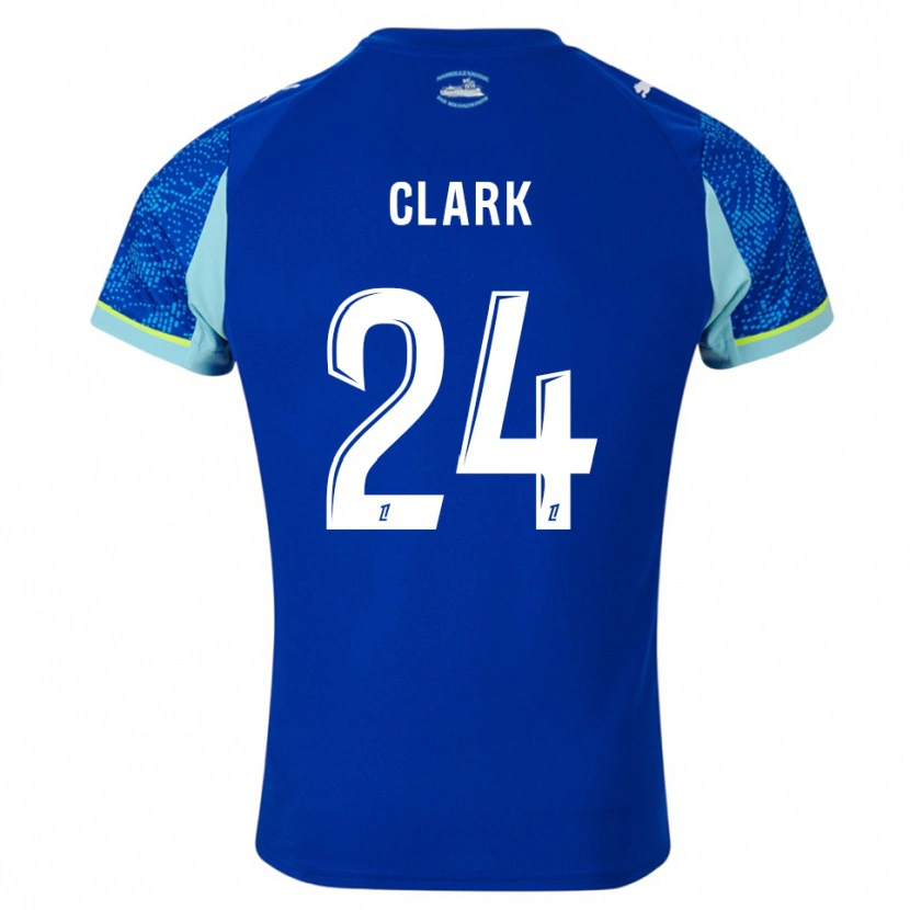Danxen Dames Ashley Clark #24 Hemelsblauw Wit Thuisshirt Derde Tenue 2025/26 T-Shirt