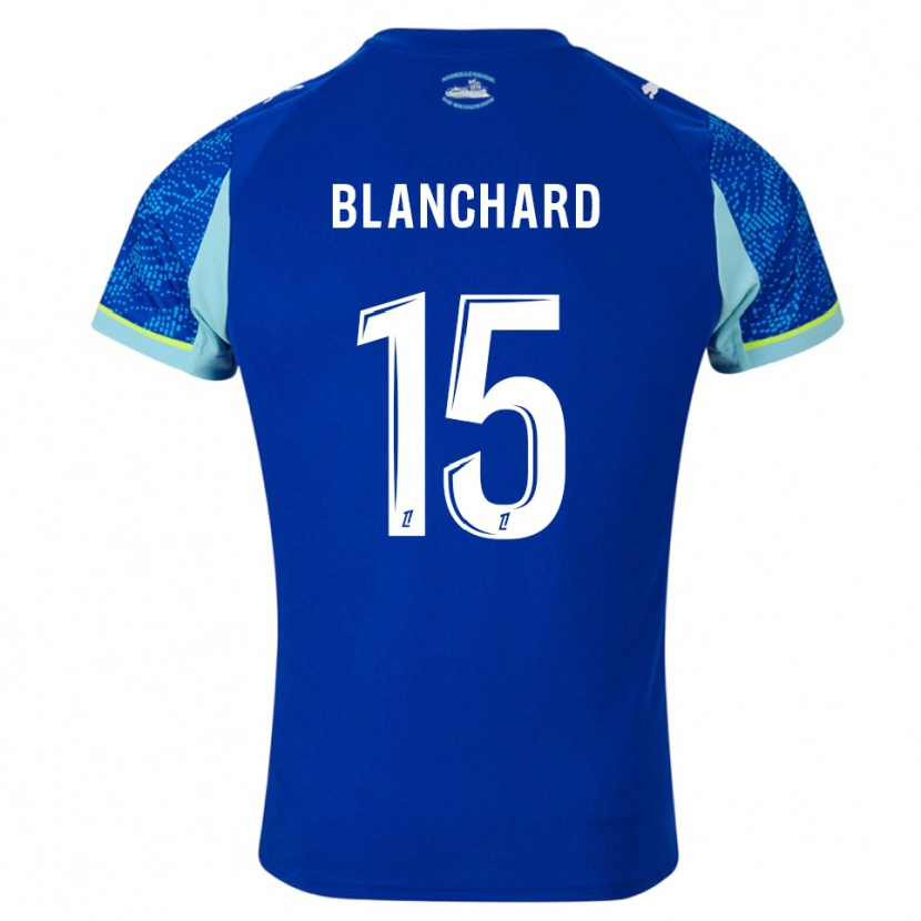 Danxen Dames Ninon Blanchard #15 Hemelsblauw Wit Thuisshirt Derde Tenue 2025/26 T-Shirt