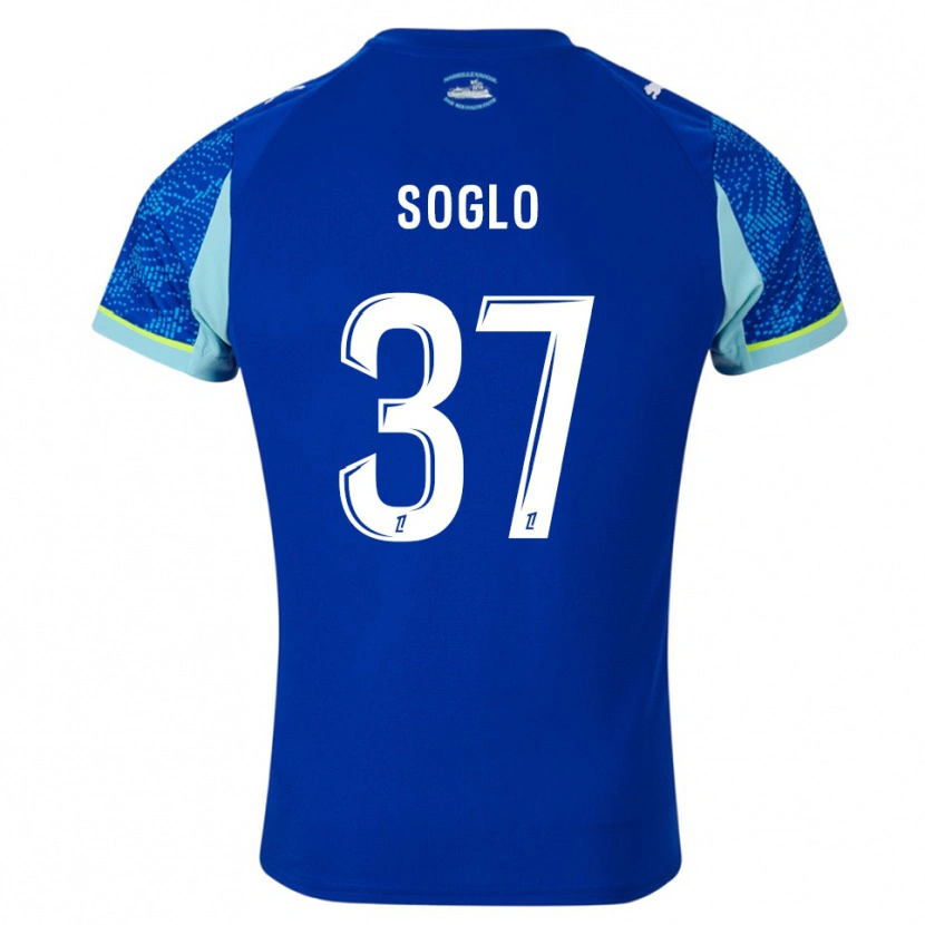 Danxen Dames Emran Soglo #37 Hemelsblauw Wit Thuisshirt Derde Tenue 2025/26 T-Shirt