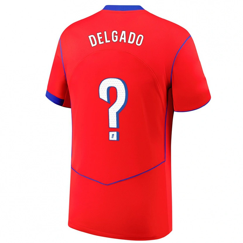 Danxen Dames Camron Delgado #0 Rood Blauw Wit Thuisshirt Derde Tenue 2025/26 T-Shirt