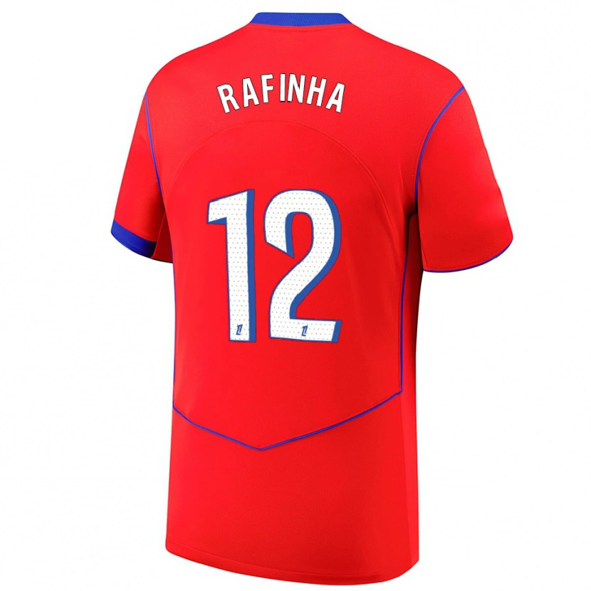 Danxen Dames Rafinha #12 Rood Blauw Wit Thuisshirt Derde Tenue 2025/26 T-Shirt