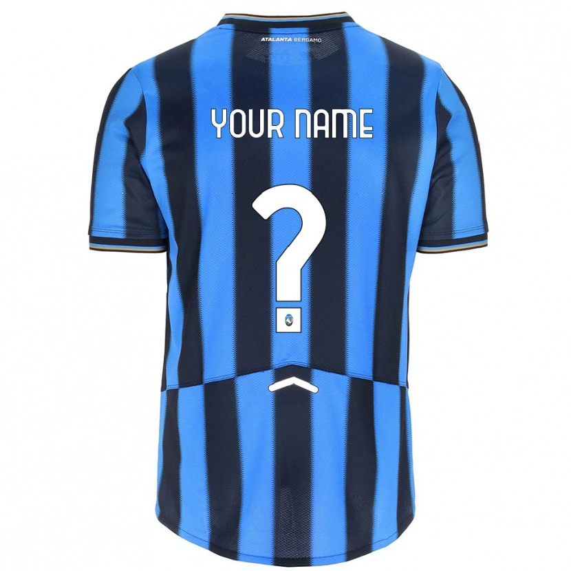 Danxen Kinderen Uw Naam #0 Hemelblauw Zwart Thuisshirt Thuistenue 2025/26 T-Shirt