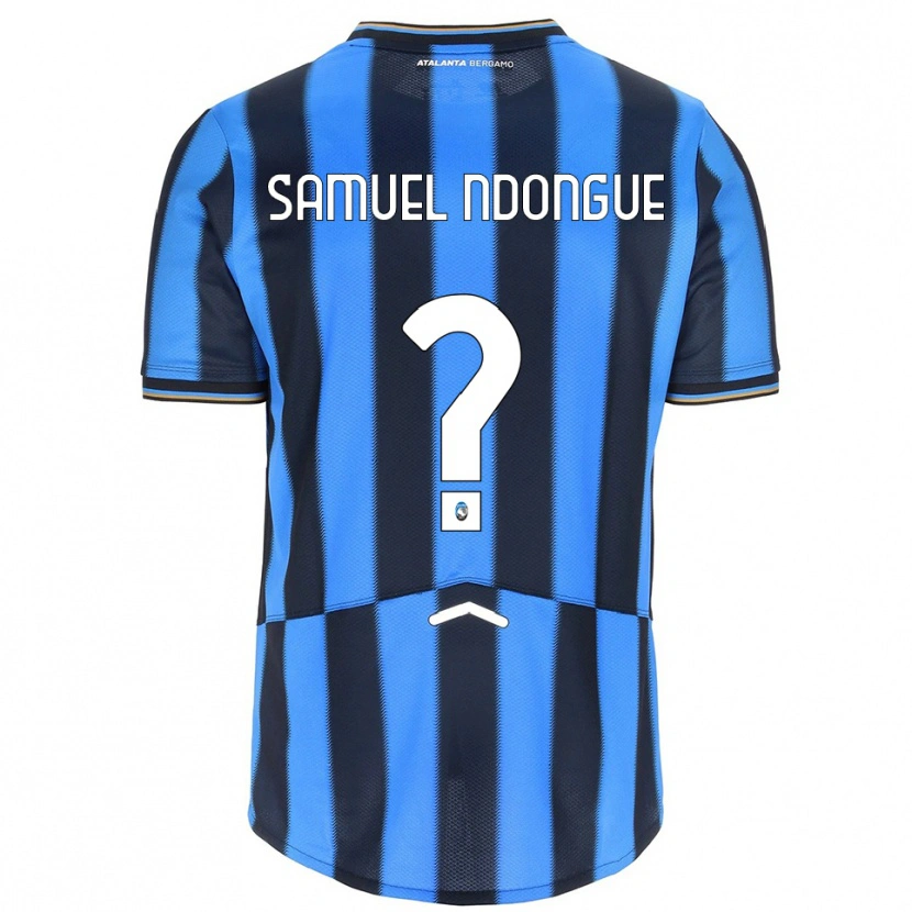 Danxen Kinderen Frederick Samuel Ndongue #0 Hemelblauw Zwart Thuisshirt Thuistenue 2025/26 T-Shirt