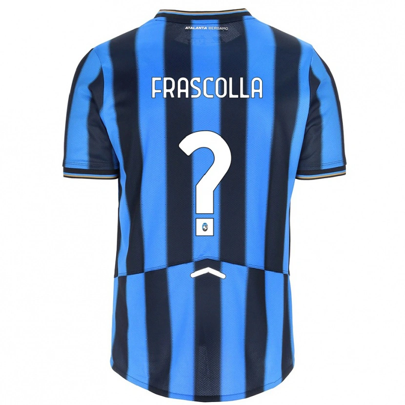 Danxen Kinderen Andrea Frascolla #0 Hemelblauw Zwart Thuisshirt Thuistenue 2025/26 T-Shirt