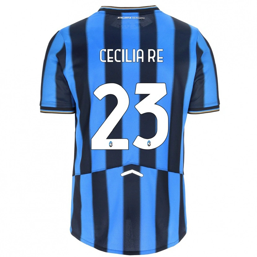 Danxen Kinderen Cecilia Re #23 Hemelblauw Zwart Thuisshirt Thuistenue 2025/26 T-Shirt
