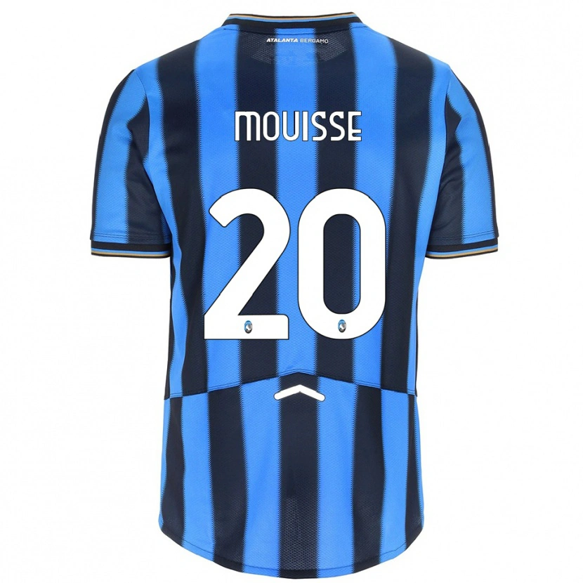 Danxen Kinderen Samir Mouisse #20 Hemelblauw Zwart Thuisshirt Thuistenue 2025/26 T-Shirt