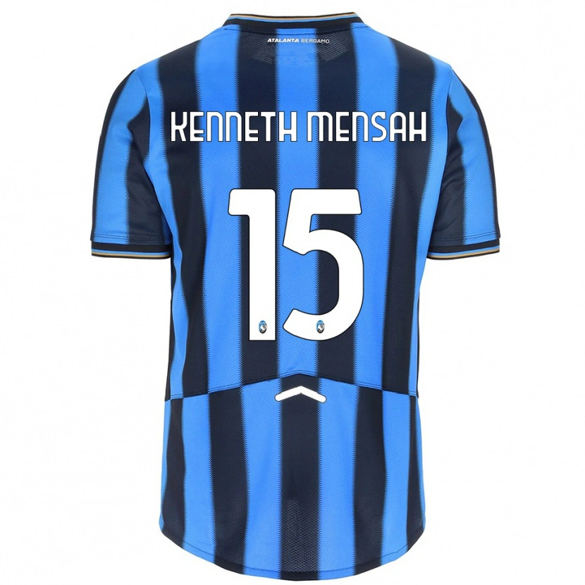 Danxen Kinderen Anthony Mensah #15 Hemelblauw Zwart Thuisshirt Thuistenue 2025/26 T-Shirt