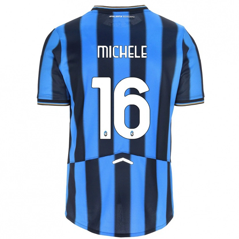 Danxen Kinderen Michele Rinaldi #16 Hemelblauw Zwart Thuisshirt Thuistenue 2025/26 T-Shirt
