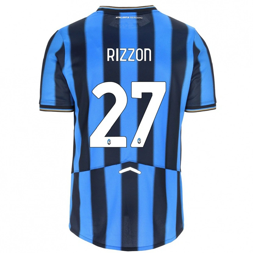 Danxen Kinderen Giulia Rizzon #27 Hemelblauw Zwart Thuisshirt Thuistenue 2025/26 T-Shirt
