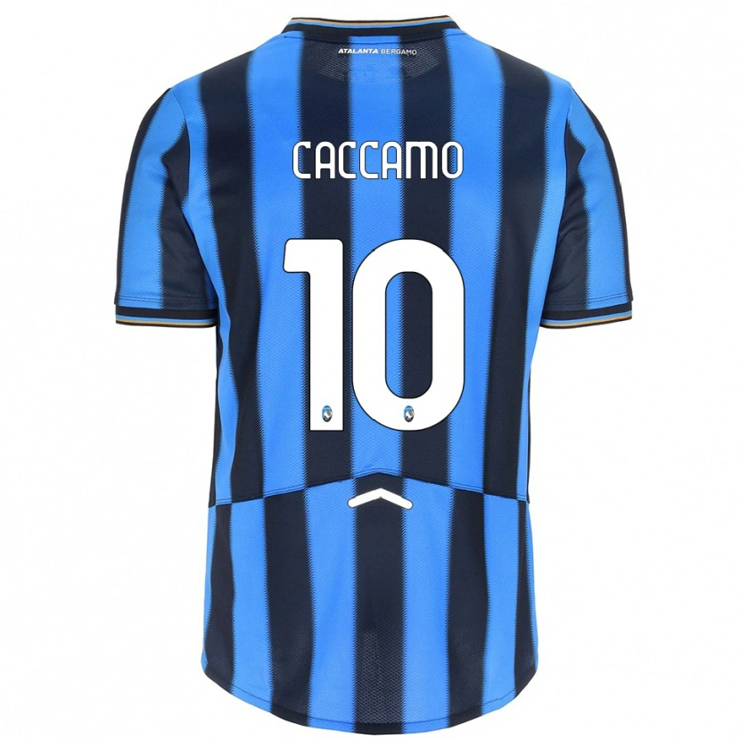 Danxen Kinderen Patrizia Caccamo #10 Hemelblauw Zwart Thuisshirt Thuistenue 2025/26 T-Shirt