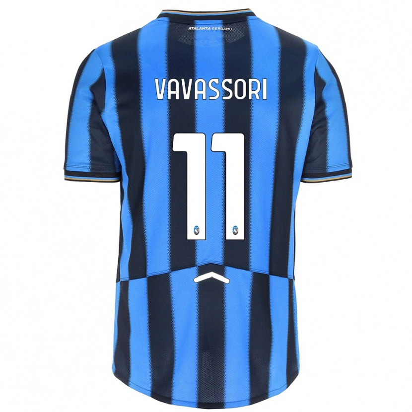 Danxen Kinderen Dominic Vavassori #11 Hemelblauw Zwart Thuisshirt Thuistenue 2025/26 T-Shirt