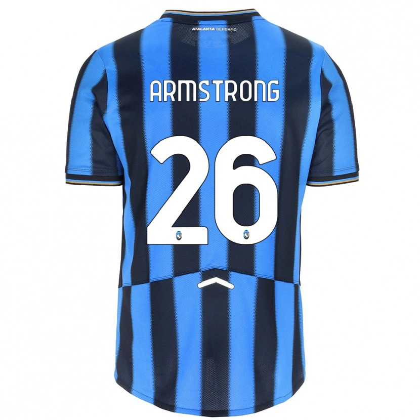 Danxen Kinderen Daniel Armstrong #26 Hemelblauw Zwart Thuisshirt Thuistenue 2025/26 T-Shirt