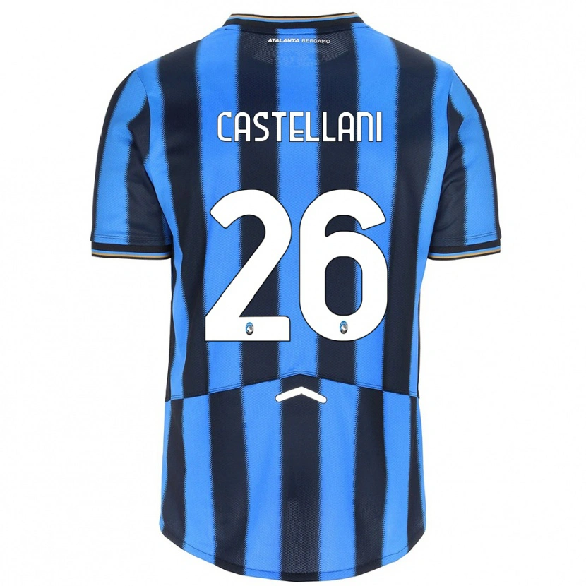 Danxen Kinderen Eleonora Castellani #26 Hemelblauw Zwart Thuisshirt Thuistenue 2025/26 T-Shirt