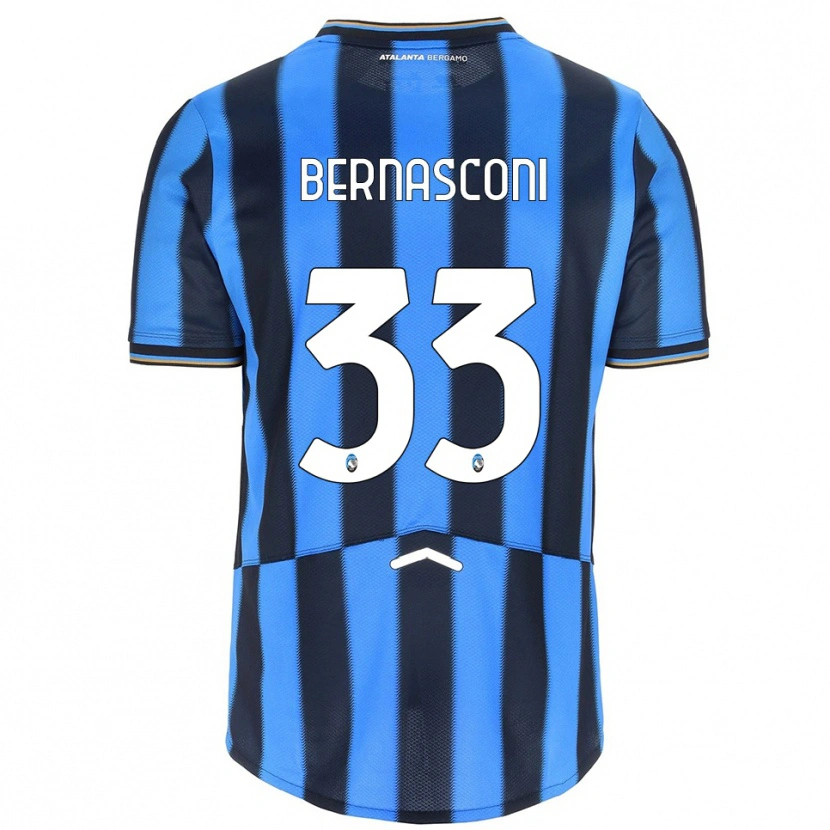 Danxen Kinderen Lorenzo Bernasconi #33 Hemelblauw Zwart Thuisshirt Thuistenue 2025/26 T-Shirt