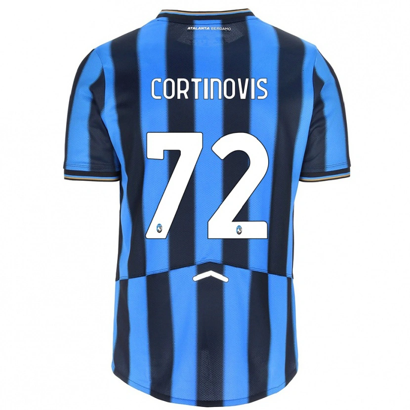 Danxen Kinderen Alessandro Cortinovis #72 Hemelblauw Zwart Thuisshirt Thuistenue 2025/26 T-Shirt