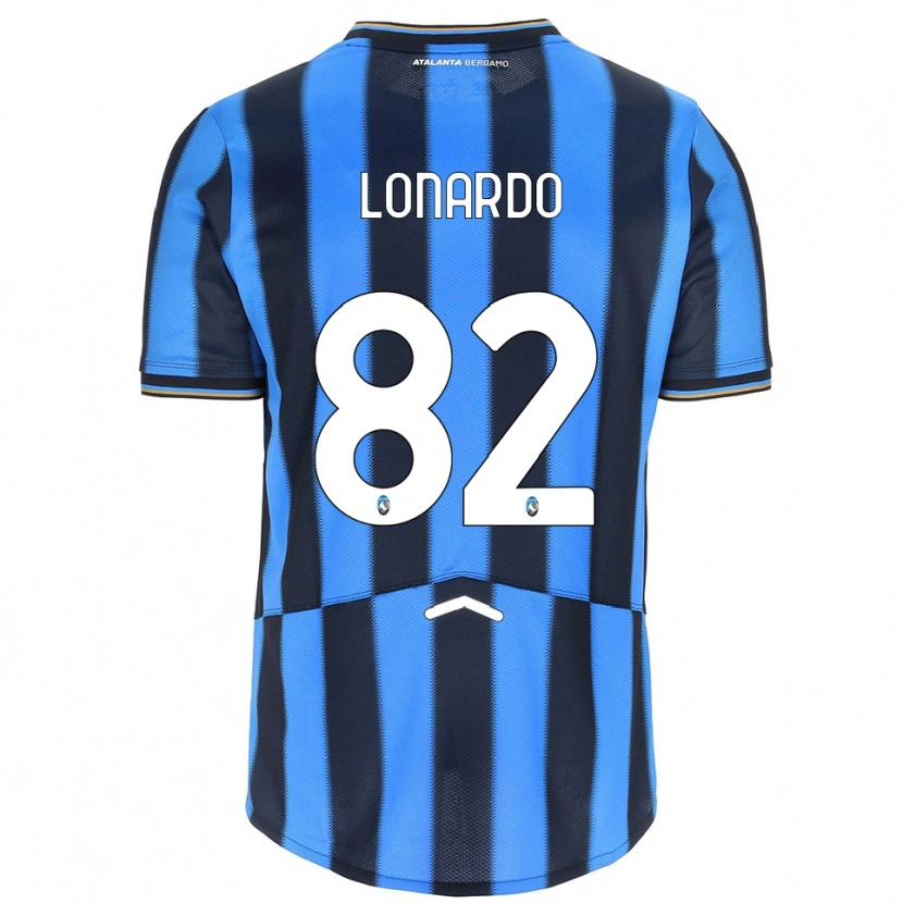 Danxen Kinderen Edoardo Lonardo #82 Hemelblauw Zwart Thuisshirt Thuistenue 2025/26 T-Shirt