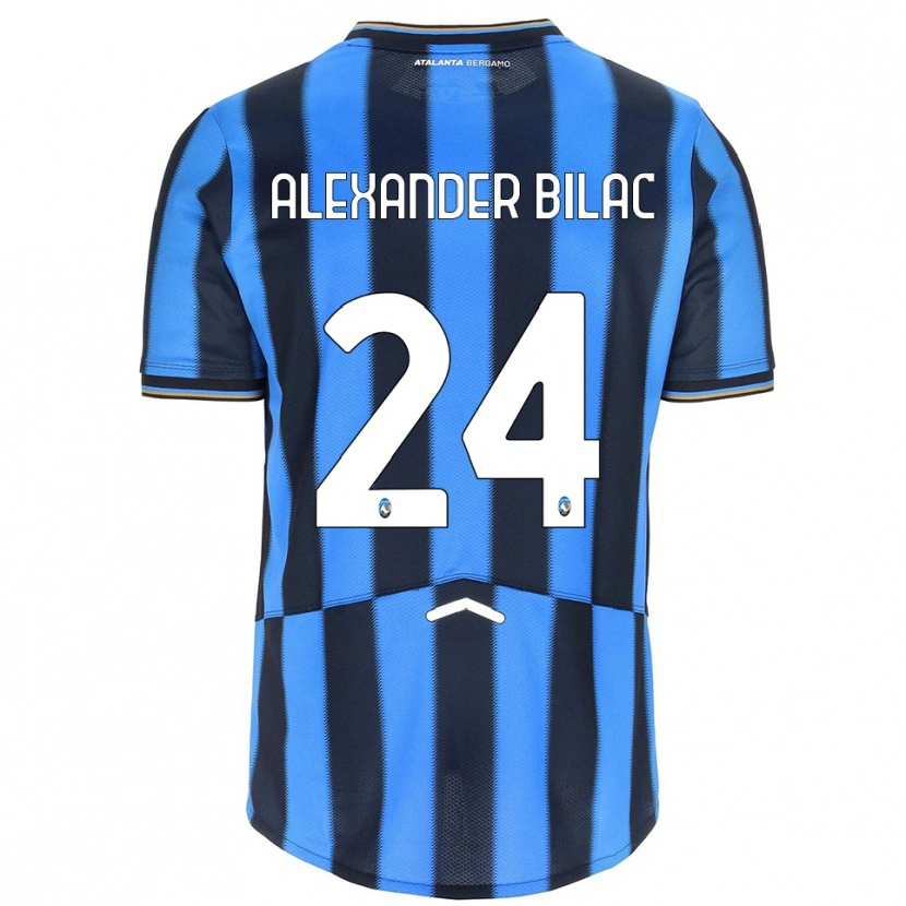Danxen Kinderen Max Bilac #24 Hemelblauw Zwart Thuisshirt Thuistenue 2025/26 T-Shirt