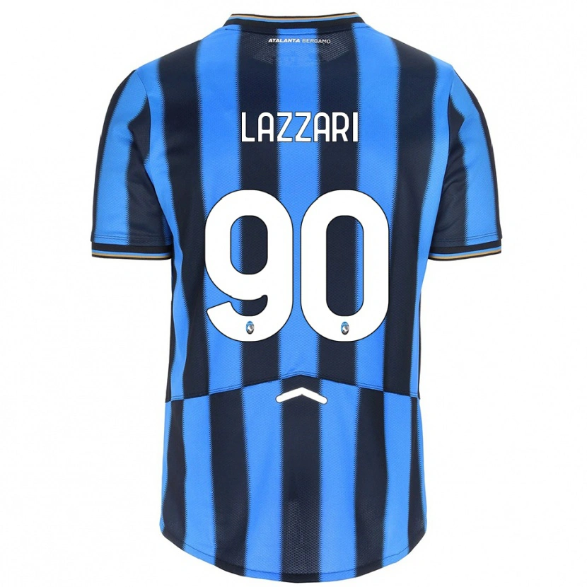Danxen Kinderen Ilaria Lazzari #90 Hemelblauw Zwart Thuisshirt Thuistenue 2025/26 T-Shirt