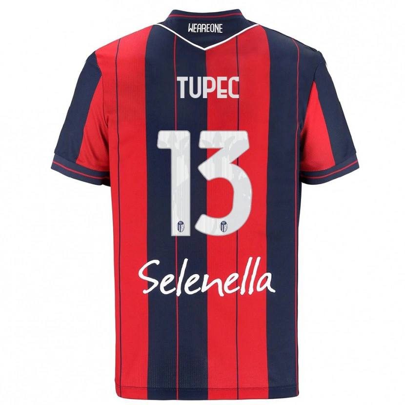 Danxen Kinderen Leos Tupec #13 Rood Marineblauw Thuisshirt Thuistenue 2025/26 T-Shirt
