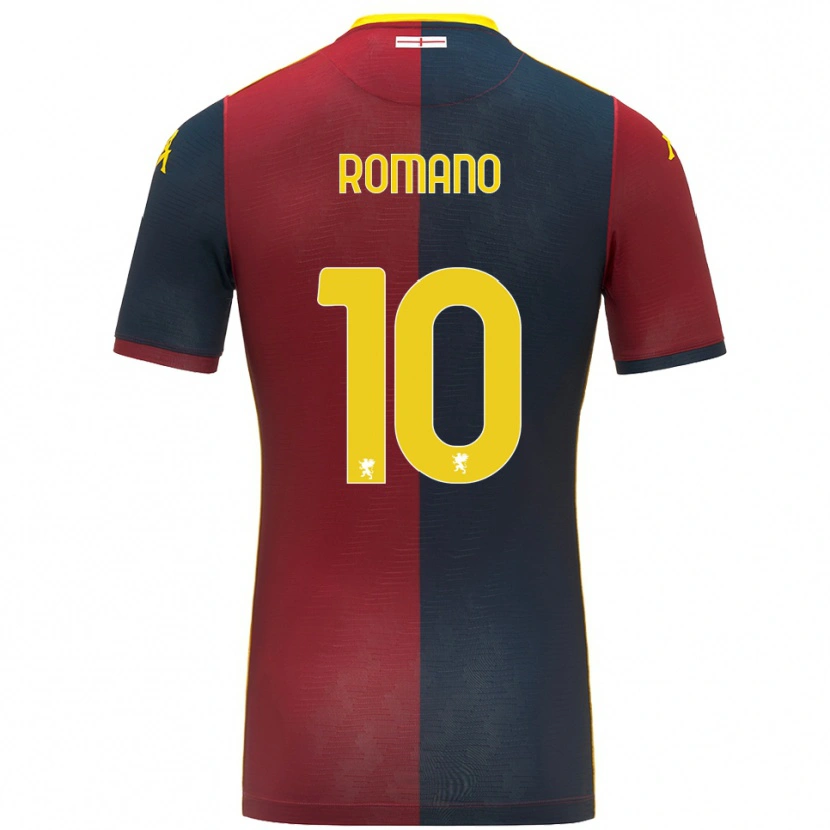 Danxen Kinderen Marco Romano #10 Rood Koningsblauw Thuisshirt Thuistenue 2025/26 T-Shirt