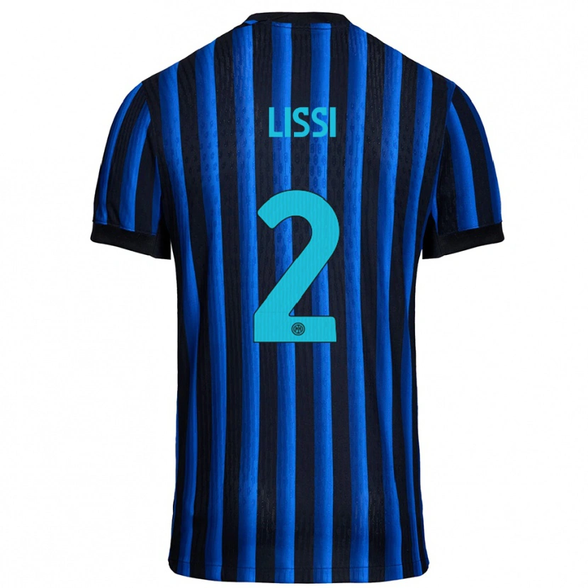 Danxen Kinderen Thomas Lissi #2 Zwart Blauw Thuisshirt Thuistenue 2025/26 T-Shirt
